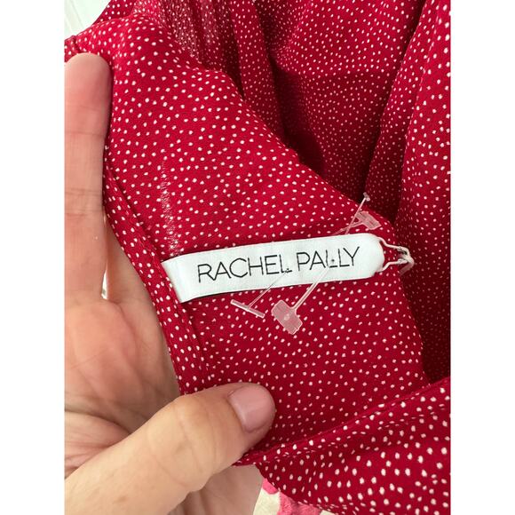 NWT Rachel Pally Mini Dot Sasha Halter Dress Red XL - Picture 5 of 7